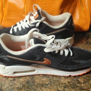 Nike Black and Orange Athletic Shoes